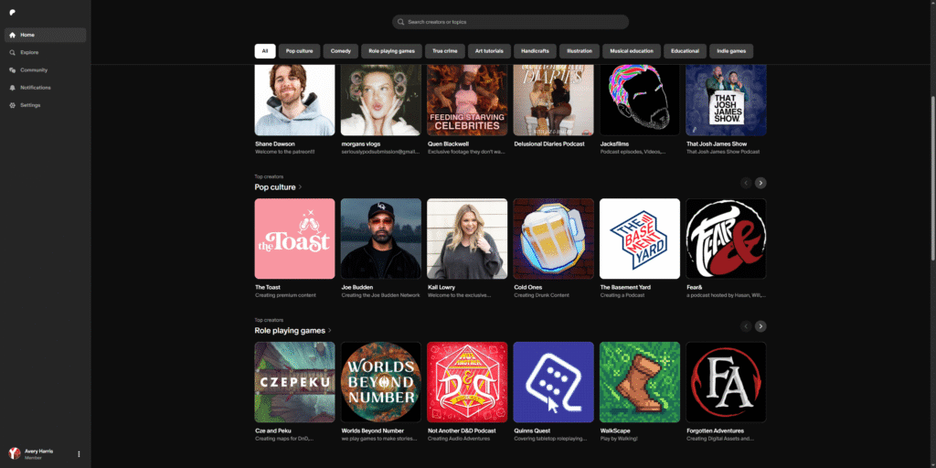 Explore-Patreon - YT Torials