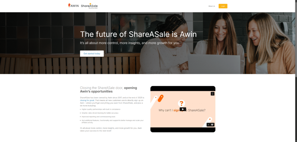 ShareASale (now apart of AWIN)