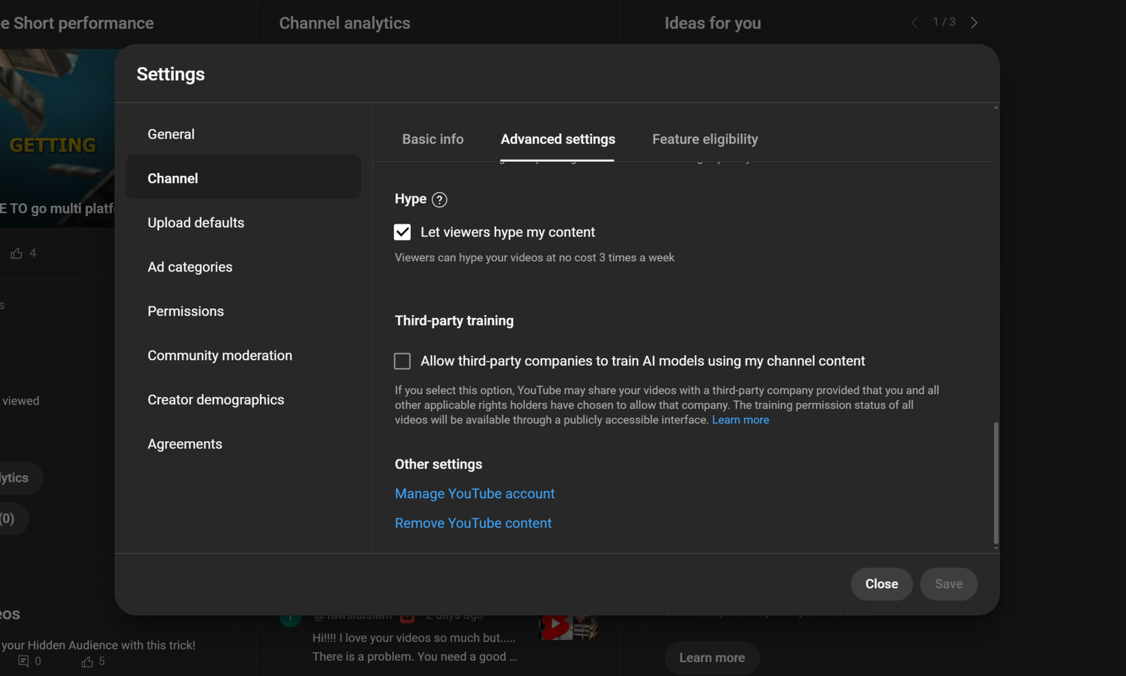 Hype - YouTube-Studio - YT Torials youtube hype button opt in
