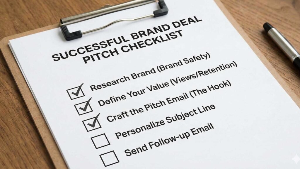 Successful Brand Deal Pitch Checklist